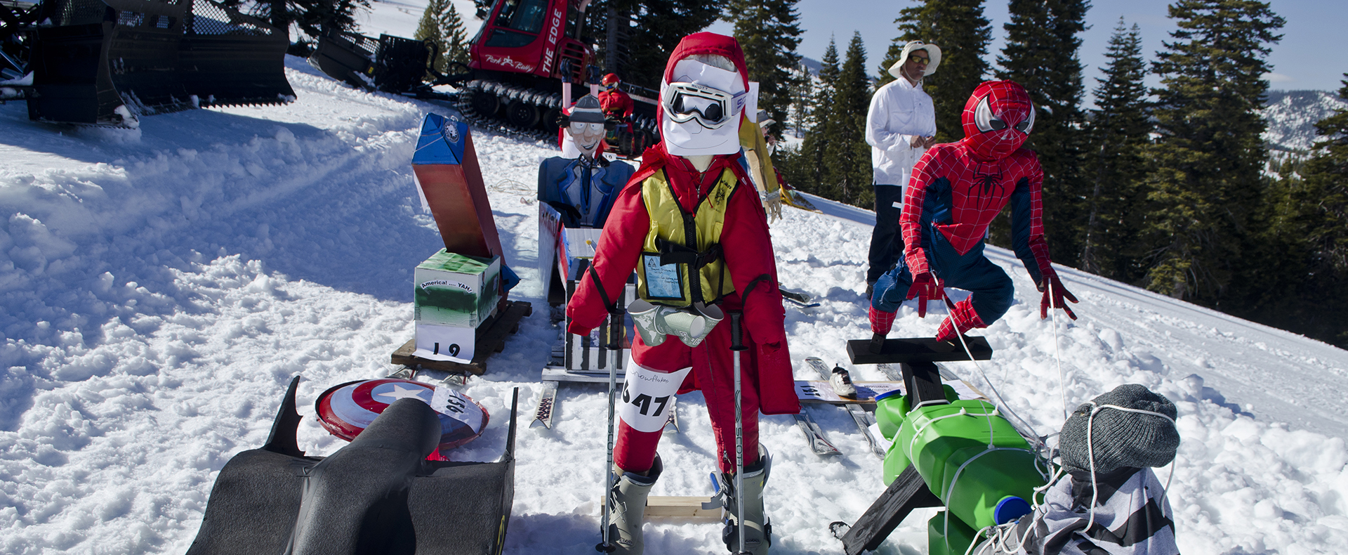 Downhill Dummy Contest Tahoe Donner