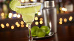 Picture of a margarita on a bar