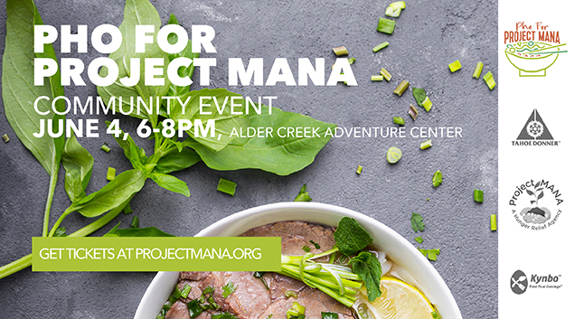 Win Tickets to the Pho for Project MANA Community Dinner