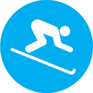 Downhill Skier Icon