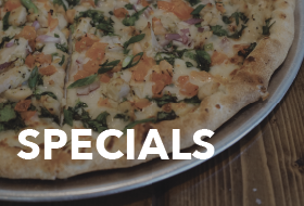 Specials at Pizza on the Hill