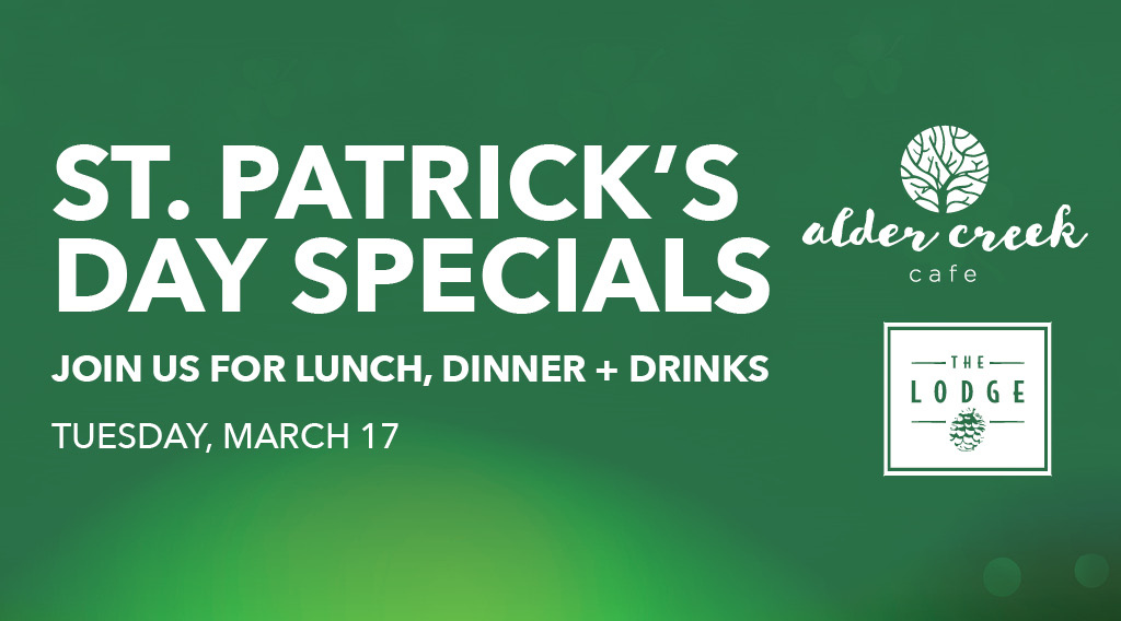 St. Patrick's Day Specials