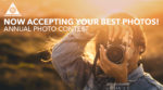 Background image of a photographer that's advertising the annual photo contest