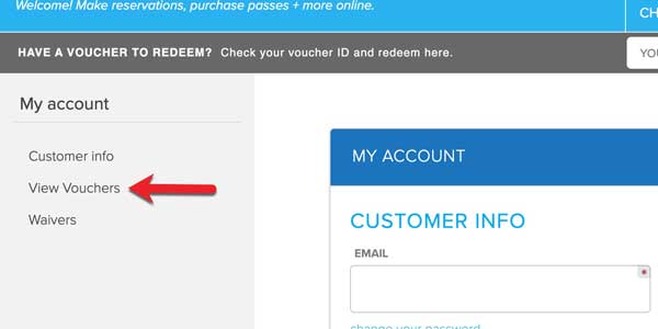 How to redeem vouchers screenshot