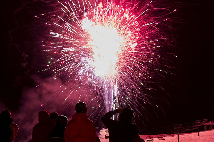 Fireworks at Tahoe Donner Downhill