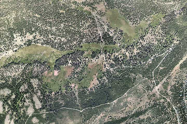 Aerial photo of Euer Valley