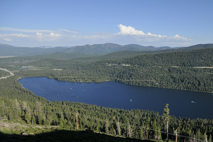 Scenic of Donner Lake from Donner Ridge