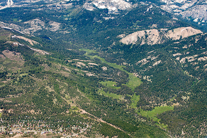 Aerial photo of Euer Valley