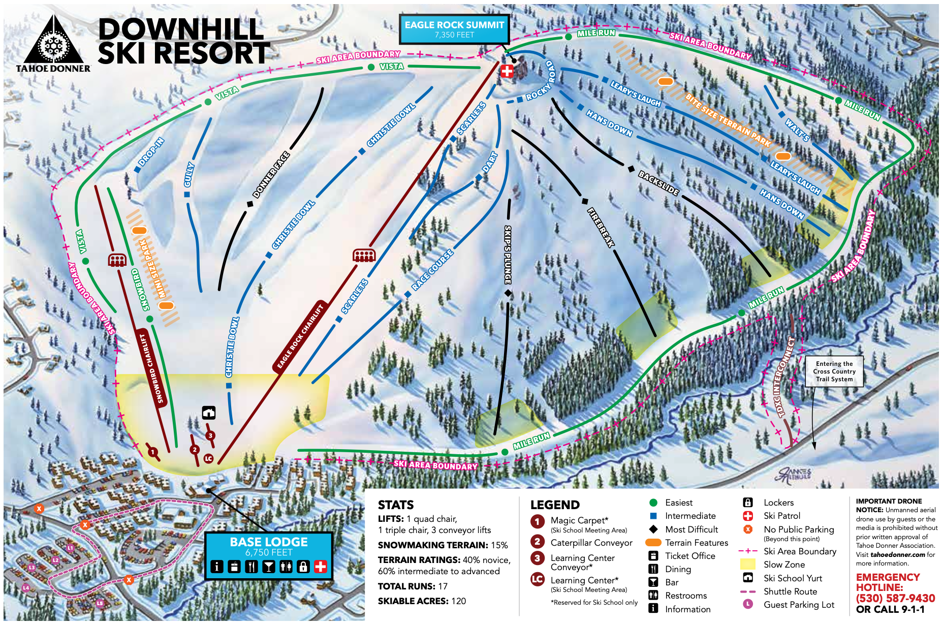 Tahoe Donner Trail Map Trail Map | Tahoe Donner