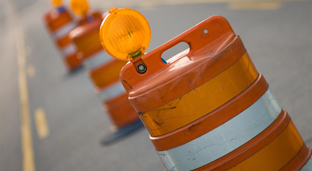 Road Construction at Coldstream Roundabout