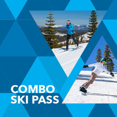 Combo Ski Pass Button