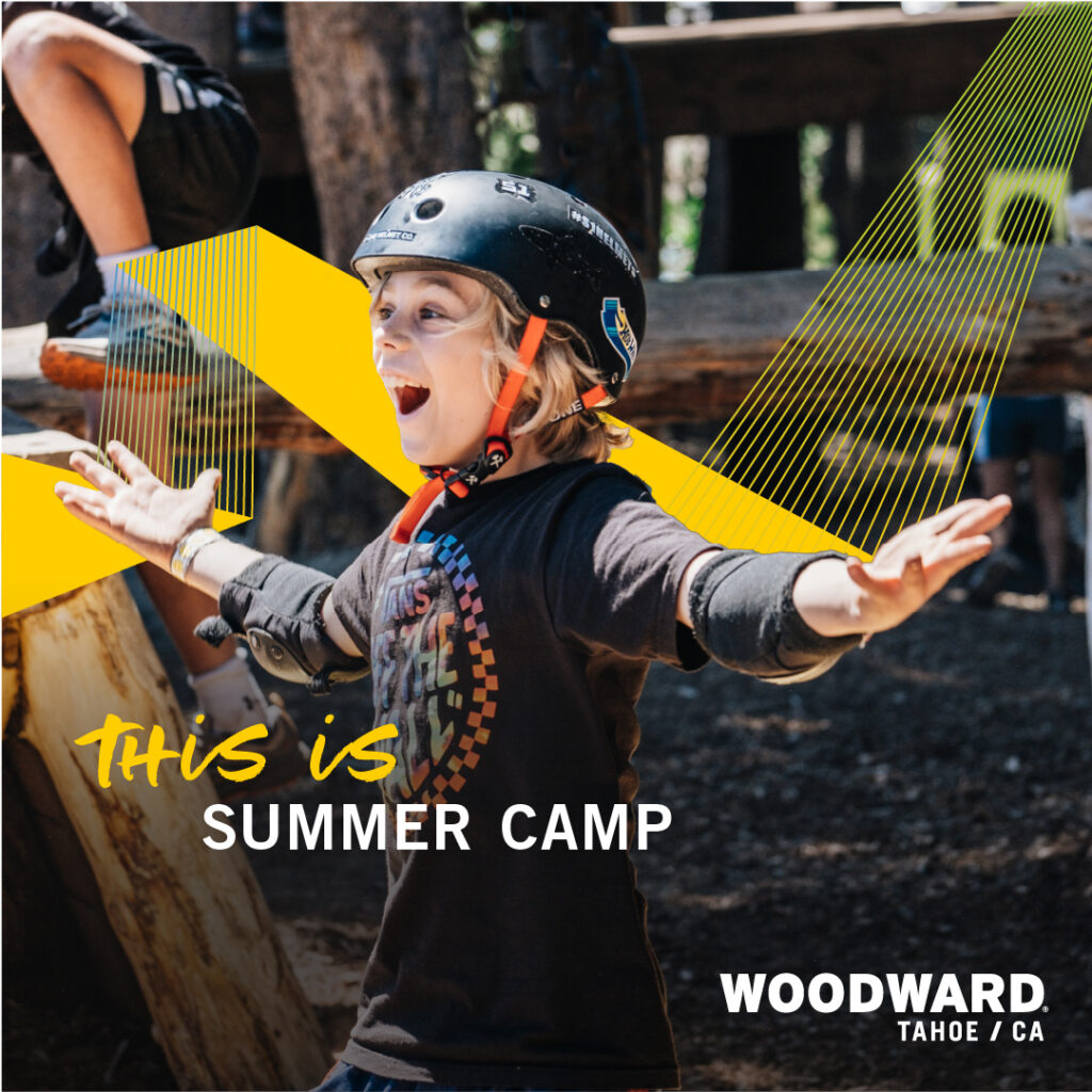 Woodward Tahoe summer camp ad, summer concert series sponsor 