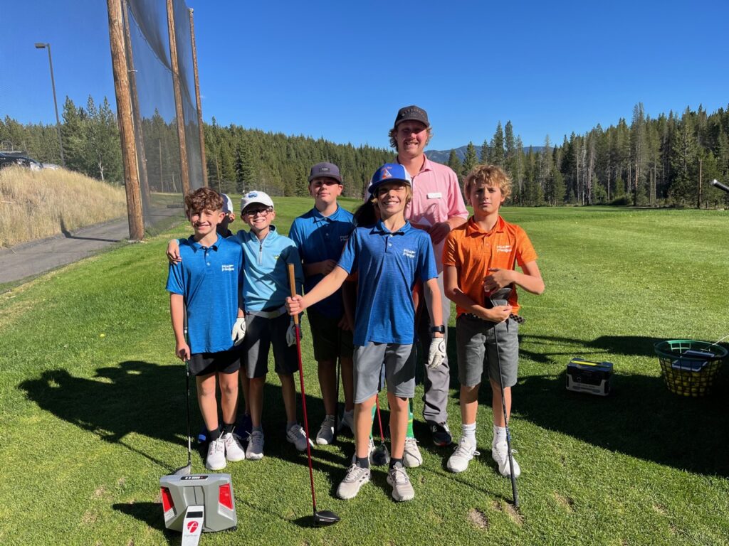 PGA Jr. League Players with Coach