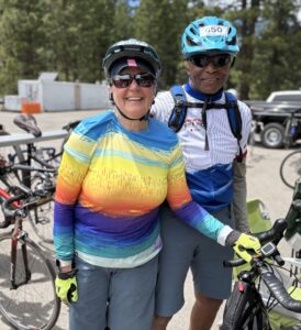 Tahoe Donner members preparing to ride in charity bike event