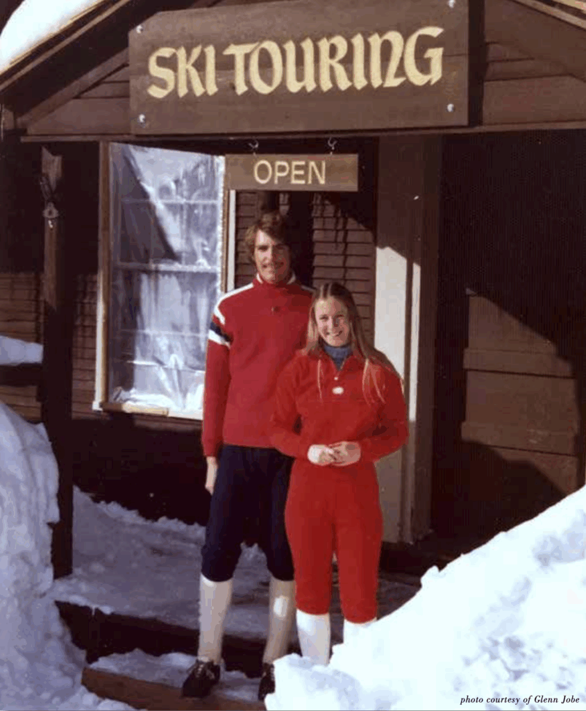 Glenn and Edith Jobe at Kirkwood Cross Country. Photo courtesy of Glenn Jobe.