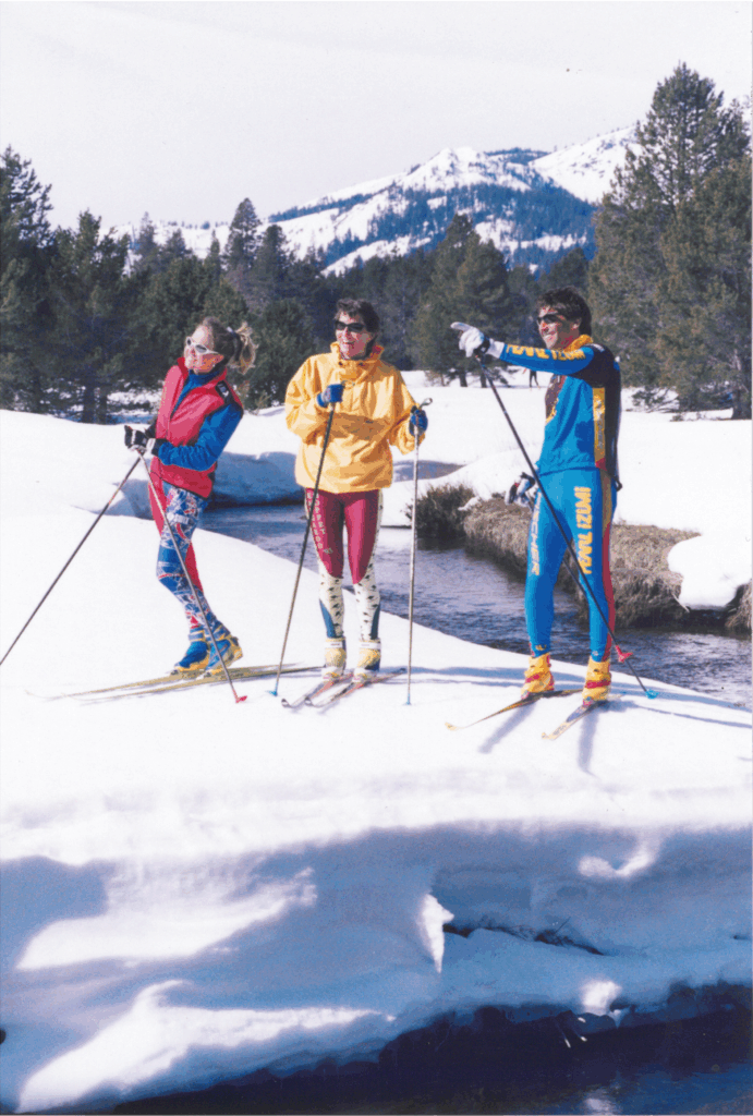 XC Skiers in the Euer Valley. Photo from the Tahoe Donner archive.